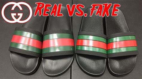 gucci platform slides real vs fake|how to identify gucci slides.